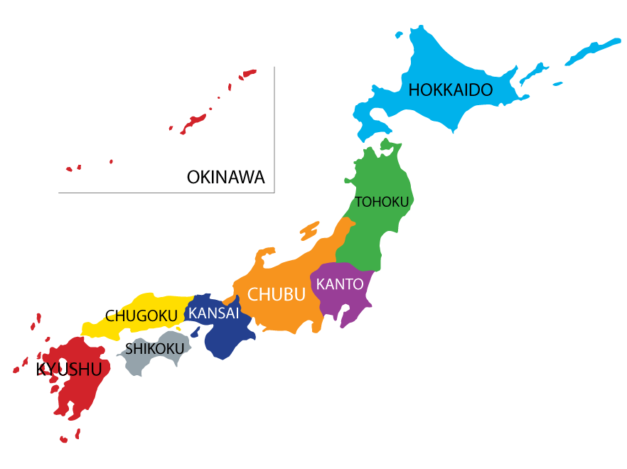 Japan map